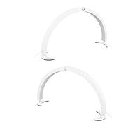 Luz de Media Luna Plegable con Control Remoto, 40W 28 Pulgadas 10 Brillo 7 Ajuste de Color 2000LM RA>90 3200-5600K Luz LED de Escritorio, Lámpara de Manicura de Escritorio, Luz (Enchufe de la UE)
