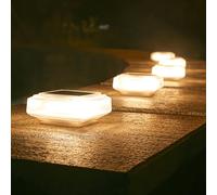 Luz de poste Solar de 30LED, luces de tapa de Pilar para exteriores, lámpara de columna de cubierta de valla, iluminación de paisaje impermeable para decoración de Villa de jardín