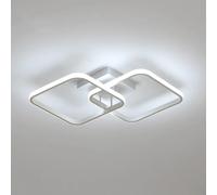 Luz de techo cuadrada moderna, candelabros LED, lámpara de techo acrílica de 42W para cocina, comedor, sala de estar, estudio, oficina, 6500K M