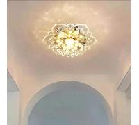 Luz de techo de cristal LED, lámpara de techo moderna con forma de flor, lámpara para pasillo, sala de estar, dormitorio, cocina, pasillos, luz para pasillo