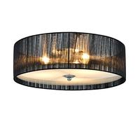 Luz de techo Iluminación colgante negro/blanco (3 x E27) Lámpara Plafón