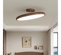 Luz de techo LED redonda Retro, luz para sala de estar, accesorio de iluminación para el hogar, Hotel, lámpara de techo para dormitorio, luz Vintage para habitación de niños
