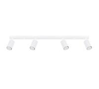 Sollux Lighting Lámpara de techo Karbon SL.1546 4x10 W 4 luces blanco aluminio