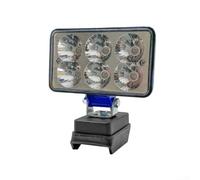 Luz de trabajo LED de 4 pulgadas de 45 W de alto brillo CA CC compatible con soporte de montaje, carcasa de metal, azul para caravana, barco, marina, inundación de seguridad al aire libre