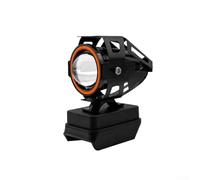 Luz de trabajo LED inalámbrica compatible con baterías Dayi de 21 V, lámpara de trabajo de doble potencia CA/CC con altavoz inalámbrico, luz de inundación portátil para garaje camping