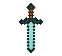 Paladone Luz espada de diamante Minecraft Producto oficial, 3 modos, reacción al sonido, USB/batería