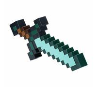 Luz espada de diamante Minecraft - Producto oficial, 3 modos de luz dinámica con reacción al sonido, decoración para sala de juegos y coleccionable, alimentada por USB o batería