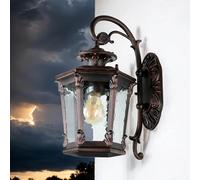 Luz Exterior Pared Antik Bronce E27 Impermeable 40 cm Amur Rustico