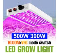Luz LED de cultivo de 500W y 300W, espectro completo, tienda de campaña para invernadero, interior vegetal, plántulas de flores, plantas de cultivo hidropónico, lámpara UV
