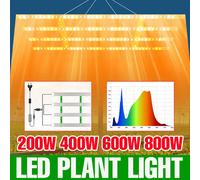 Luz LED de cultivo de plantas de 800W, tablero cuántico de espectro completo, lámpara de cultivo IR UV, tienda de campaña para invernadero interior, AC100-277V de tomate y verduras