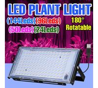 Luz LED de cultivo, lámpara de espectro completo para plantas, tienda de campaña para invernadero interior, caja de cultivo, flores, plantas en macetas, iluminación de relleno para cultivo suculento