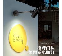 Luz LED de pared para exteriores IP65, foco impermeable, aplique de pared ajustable de poste largo, lámparas para puerta de tienda, iluminación publicitaria