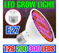 Luz LED E27 de cultivo, fitoamplificador de espectro completo, semillas de flores de interior, lámpara de planta hidropónica, bombilla para cultivo de invernadero, caja de cultivo