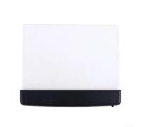 Luz LED plana para libros con cobertura de página completa para leer en la cama por la noche, lámpara portátil flexible para viajes, iluminación clara de bajo consumo, color negro (2)