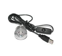 Luz LED UV, Lámpara de curado UV de 5 W, luz LED USB, lámpara LED, longitud de onda de 390-365 nm, herramientas de reparación alimentadas por USB para uñas de gel UV y curado ultravioleta(365nm)