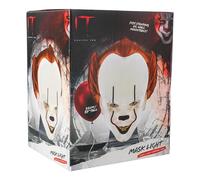 Luz máscara Pennywise - Producto oficial IT, lámpara decorativa para Halloween, montable en pared o independiente, regalo para fans de terror, cable USB incluido, 18cm
