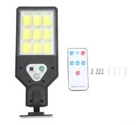 Luz solar de pared con sensor de movimiento al aire libre, reflector de seguridad resistente a la intemperie para entrada de jardín, foco LED inalámbrico con encendido/apagado automático, para carcasa