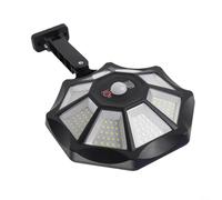 Luz solar de seguridad para exteriores, 168 LED con sensor de movimiento, reflector con sensor de movimiento automático del atardecer al amanecer, IP65, lámpara de pared de jardín resistente a la