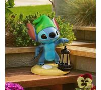 Luz Solar Gnomo Stitch - Producto oficialmente licenciado de Disney | Luz Gnomo Solar • Sensor de Anochecer a Amanecer • Decoración de Jardín Exterior • Recargable • Regalo Stitch