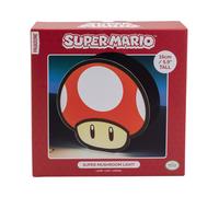 Paladone Lámpara Super Mushroom Box – Producto oficial Super Mario, 15 cm, funciona con baterías