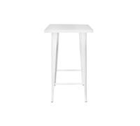 Lúzete - Mesa Alta Josephine Blanca Acero Y Pintura Epoxi White 105 cm