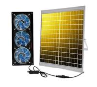 lvifloae Kit de Ventilador de Escape Solar Panel de 25W