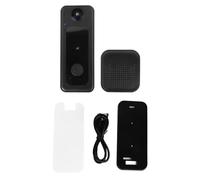 lvifloae Wireless Low Power Consumption M3 Smart WiFi Video Doorbell No Wiring Needed with HD Camera Two Way Talk Night Vision Real Time Motion Detection Compatible with Alexa