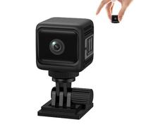 lvssiao Mini Camara, 4K Cámara Espía Batería Larga Duración 1600mAh (8 Horas de Uso) Cámara Oculta sin Cables con Visión Nocturna Detección de Movimiento para Casa/Oficina/Coche