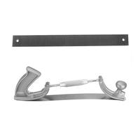LVYXON Archivador de acero curvado ajustable para pulido de carrocería de coche, limas gruesas y medianas de 14 pulgadas con tornillo angular flexible, diseño de acero al carbono de doble cara, uso en