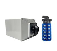 LW26-63/5 Interruptor de levas 63A 5 polos Selector rotativo eléctrico de 3 posiciones con caja de protección(102)