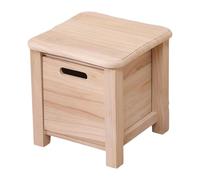 LWJSOCP Taburete de Madera para Guardar Zapatos, Banco Cambiador, decoración Elegante, Duradero, no Requiere Montaje, cajón con Bordes, Compacto, 30x30x30cm, Entrada y la Sala de es