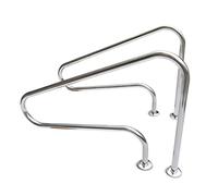 Lxning Barandilla De Piscina De Acero Inoxidable 304, Pasamanos De Piscina De Seguro Y Antideslizante, 250kg Capacidad De Carga, Fácil Montaje, 125x80cm (Size : 1 PCS)