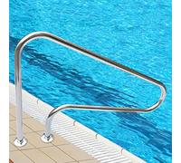 Lxning Pasamanos De Piscina para Entrada De Piscina Enterrada, Barandilla De Piscina De Acero Inoxidable 304 Grueso, Capacidad De Carga De 250kg, Fácil Montaje (Size :1 PCS)