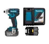 LXT 18V Atornillador de impacto de batería DTS141RTJ (18 V, 2 baterías, 5 Ah, 40 Nm)