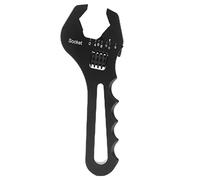 LXWalibrex Llave ajustable de aleación de aluminio, herramienta de precisión para accesorios de tubos AN3 - AN16, con ajuste graduado y mango ergonómico ondulado para reparación de
