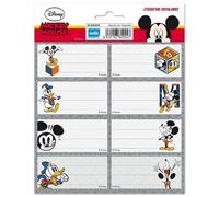 Lydsto Etiquetas Adhesivas Disney Classic 16 Diseños 8x4cm Autoadhesivo Brillo