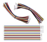 Lyeteung 10 Juegos JST PH 2.0 Conector, Micro Conector Macho y Hembra JST PH 2.0 mm 5 Pines con Cable Eléctrico de 150mm 22AWG