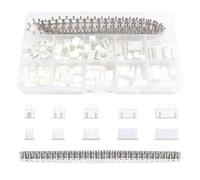 Lyeteung 420 Piezas Kit de Conectores JST de 2.54 mm, JST-XH 2/3/4/5/6 Pin Cable Adaptador Conector Socket Macho y Hembra, con Terminal de Crimpado Pin