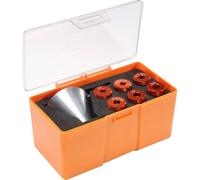 Lyman Brass Smith Precision Kit embudos de Polvo Embudo con 6 Inserts para Calibre.22 AU.338