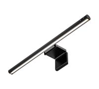 LYMAX Barra de luz para monitor: pantalla plana/curva, luces LED, para el cuidado de los ojos, monitor de PC, barra LED, ahorro de espacio, lámpara de escritorio con atenuación automática para el