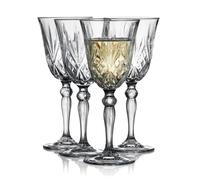 Lyngby Glas 4 Copas de vino blanco Melodia 21 ristal