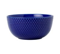 Lyngby Porcelæn Bol Rhombe Ø13 cm azul oscuro