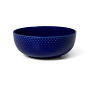 Lyngby Porcelæn Bol Rhombe Ø15.5 cm Azul oscuro