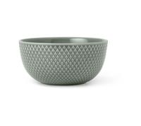 Lyngby Porcelæn Bol Rhombe Earth Ø13 cm Moss