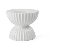 Lyngby Porcelæn Candelabro para vela gruesa Lyngby Tura Ø11.5 cm blanco
