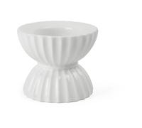 Lyngby Porcelæn Portavelas Lyngby Tura Ø8 cm blanco