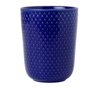 Lyngby Porcelæn Taza sin asa Rhombe 33 zul oscuro