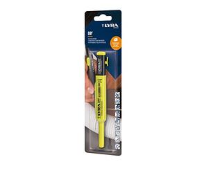 Lyra 4498002 Dry - Rotulador para construcción, 1 unidad, para todas las superficies, portaminas con sacapuntas integrado 4498002