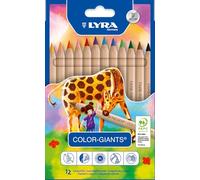 LYRA Color Giants Lápices de colores, caja de cartón, 12 unidades