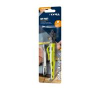 Lyra Dry L4498104 - Marcador de perforaciones profundas, incluye sacapuntas y clip, + 3 minas de grafito universales en 2B, 2,8 mm para todas las superficies en blíster.